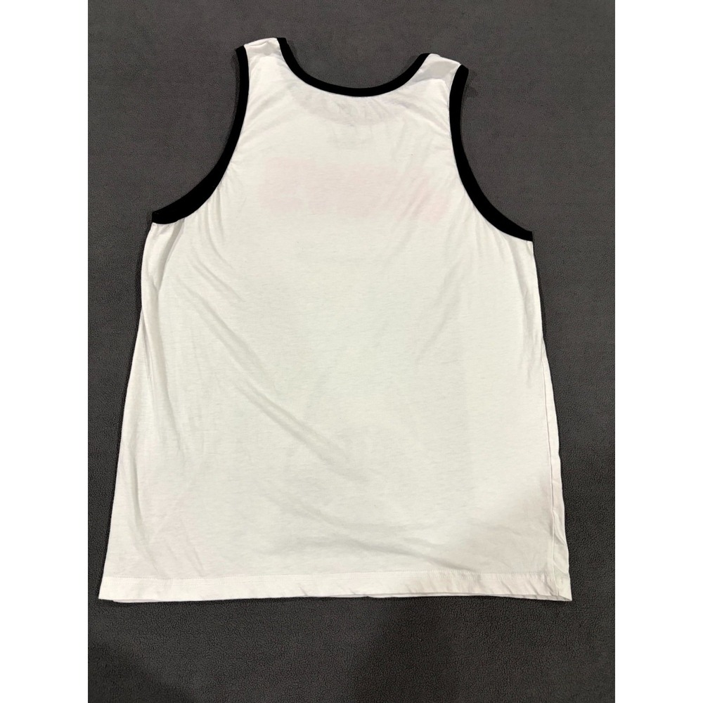 Jaws Tank Top Mens Large White Shark 1975 Swimmer Horror Adventure Film Graphic - Picture 2 of 14